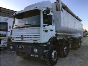 Tank truck for transportation of food Renault G340 Big Axles - Full Steel Suspension: picture 1