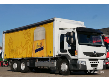 Curtainsider truck RENAULT Premium 430