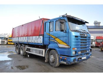 Curtainsider truck SCANIA 143 500 6X2: picture 1