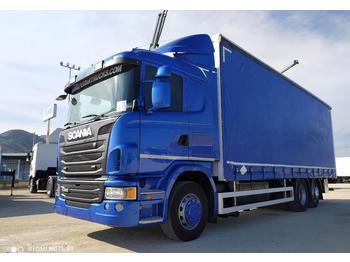 Curtainsider truck SCANIA G 400 6X2 TAUTLINER: picture 1
