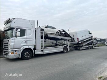 Autotransporter truck SCANIA PRG400-48: picture 1