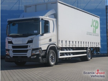 Curtainsider truck SCANIA P 340 B4x2NA CNG CURTAINSIDER 803 x 248 x 266: picture 1