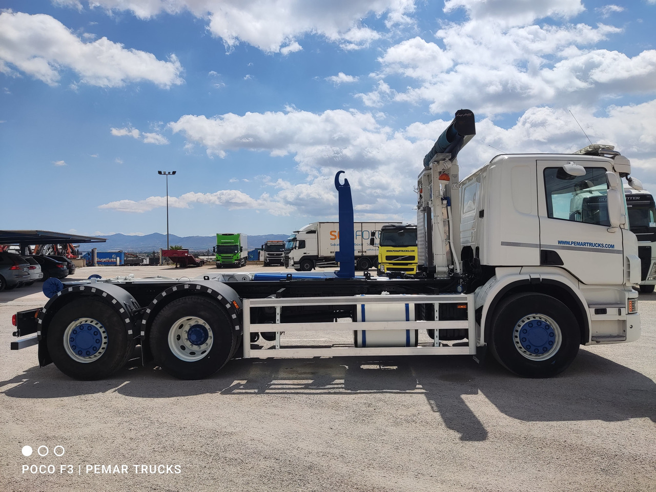 Container transporter/ Swap body truck SCANIA P 400 6X2 MULTILIFT EURO 5: picture 5