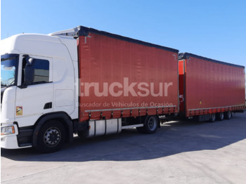 Curtainsider truck SCANIA R 450