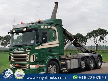 Hook lift truck Scania G480 8x2 euro 6 meiller: picture 1