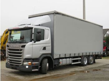 Curtainsider truck Scania G 410 6x2 Pritsche LBW Top Zustand: picture 1