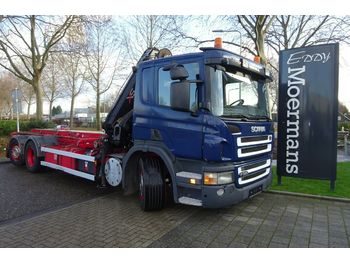 Cable system truck Scania P320 6x2*4 Kran + Container: picture 1