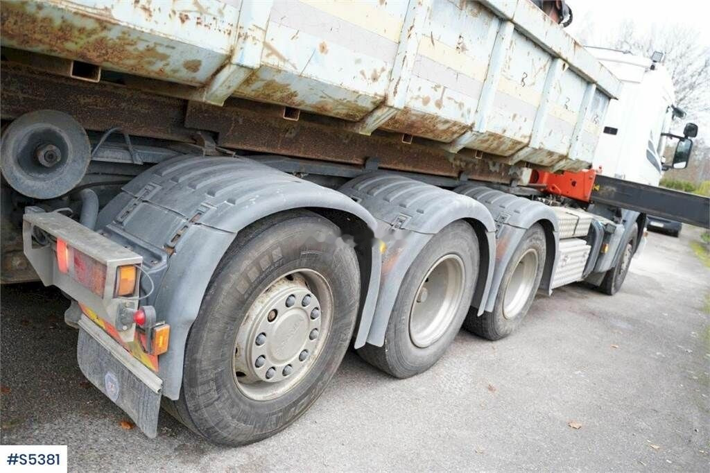Hook lift truck, Crane truck Scania P420LB8X4*4HHA Crane truck with Palift 22 000 kgs: picture 23