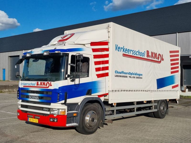 Curtainsider truck Scania P94 DB 260 Euro 2 Slechts 186D km!!: picture 4