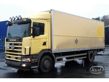 Box truck Scania R114LB NB340 (Export only) 4x2 Box (tail lift): picture 1