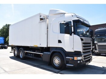 Refrigerator truck Scania R410 HL 6x2MNB - RETARDER - EURO 6 - 596 TKM - NAVI - FULL AIR - THERMO KING - ELEVATOR -: picture 1