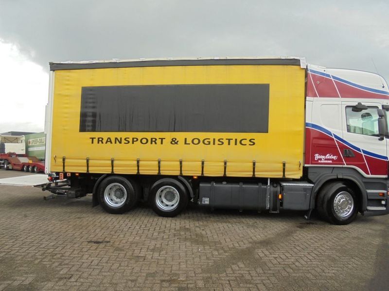 Curtainsider truck Scania R500 V8 + Euro 5 + Retarder + Lift + 6x2: picture 10