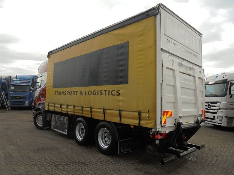 Curtainsider truck Scania R500 V8 + Euro 5 + Retarder + Lift + 6x2: picture 7