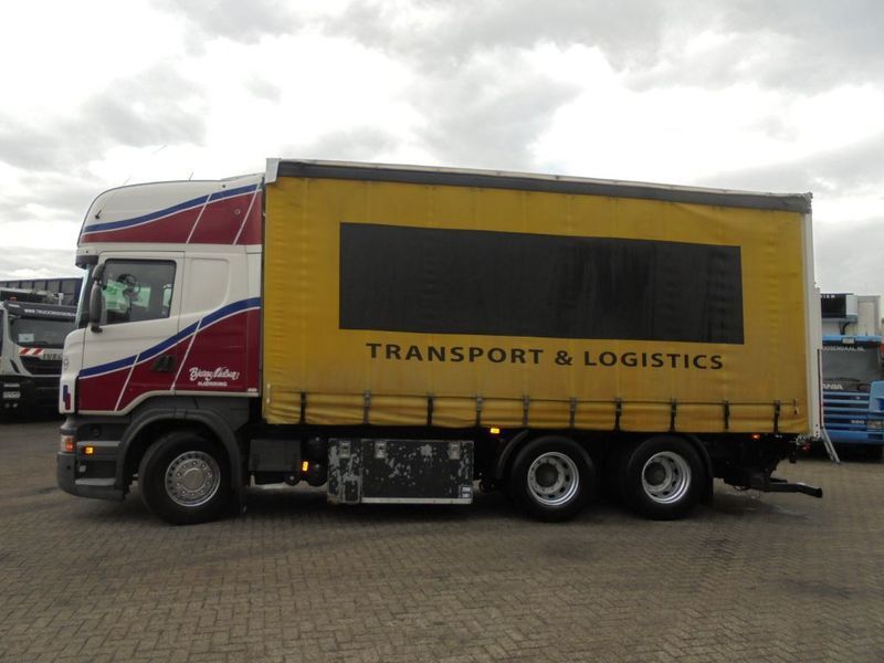Curtainsider truck Scania R500 V8 + Euro 5 + Retarder + Lift + 6x2: picture 6