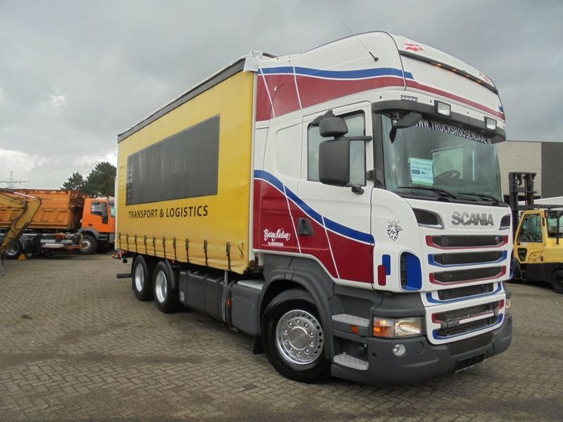 Curtainsider truck Scania R500 V8 + Euro 5 + Retarder + Lift + 6x2: picture 3