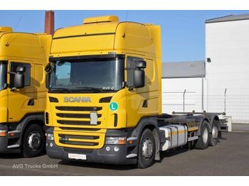 Container transporter/ Swap body truck Scania R 440 6X2,E 6, BDF, Topline,Retarder,Tank 1100 L: picture 1