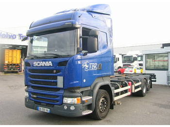 Container transporter/ Swap body truck Scania R-serie 6x2: picture 1