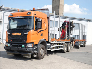 Scania G500 6x4  Palfinger + Umikov  - Timber truck