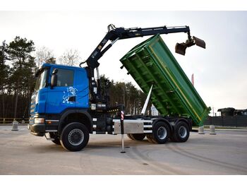 Scania G440 6x6 HIAB 144 Crane Kiper Kran Tipper  - tipper