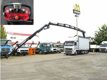 Dropside/ Flatbed truck, Crane truck Volvo FH 420 Pritsche Heckkran 34m/t, Funk, Jib: picture 1