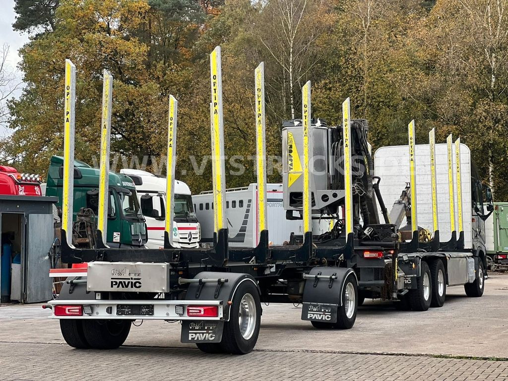 Timber truck Volvo FH 750 Euro 6 6x4 Holztransporter + TAJFUN L150Z: picture 19