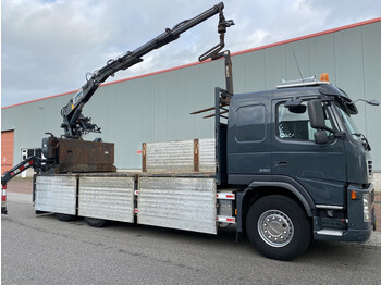 Dropside/ Flatbed truck, Crane truck Volvo FM330 6x2 EURO 5 Lift en Stuur-as, Kennis 16.000: picture 1