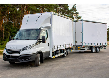 Iveco Daily 35S18 Pritsche Plane LBW + Anhänger  - Curtain side van