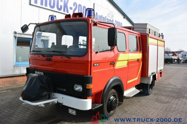 Box van, Combi van Iveco 75E16 A Mannschaft- Feuerwehr Löschpumpe SERVO: picture 9