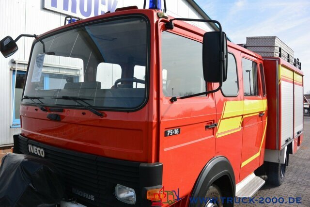 Box van, Combi van Iveco 75E16 A Mannschaft- Feuerwehr Löschpumpe SERVO: picture 7