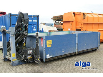 Abrollcontainer, Kran Hiab 099 BS-2 Duo  - Roll-off container: picture 1