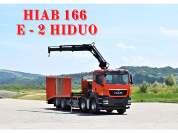 MAN TGS 35.360* HIAB 166 E-2 HIDUO/FUNK*TOPZUSTAND - Autotransporter truck: picture 1