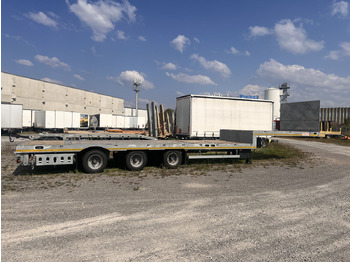 New Low loader semi-trailer for transportation of heavy machinery Möslein ST 3 Plato 8,7  3 Achs Satteltieflader Plato 45 t GGfür Fertigteile, Baumaschinen: picture 4
