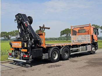 Dropside/ Flatbed truck, Crane truck Renault K 430 HIAB211EP5: picture 3