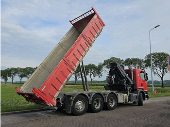 Tipper, Crane truck Scania G400 8X4*4 HIAB 211EP-3: picture 3
