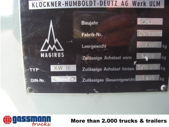 Fire truck, Crane truck Magirus Deutz Magirus Uranus 250D 22 KW16: picture 4