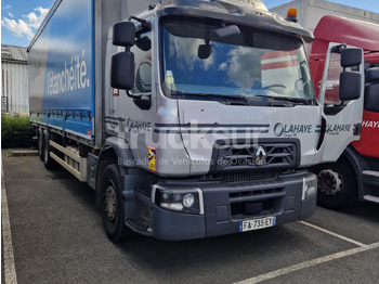 Curtainsider truck RENAULT D 320