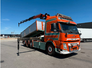 Crane truck Volvo FM500 8x2*6 Crane HMF 2620 K5 Pendel Tipper: picture 2