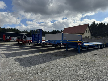 Low loader semi-trailer Bodex JANMIL Burtówka Laweta Niskopodłogowa Podczołgówka 3-Osie: picture 2