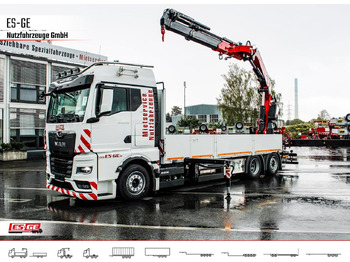 Dropside/ Flatbed truck MAN TGX 26.480