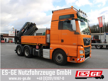 Dropside/ Flatbed truck, Crane truck MAN TGX 26.540 + HIABV-Ladekran 477E-4 HIPRO: picture 3