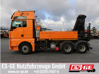 Dropside/ Flatbed truck, Crane truck MAN TGX 26.540 + HIABV-Ladekran 477E-4 HIPRO: picture 5