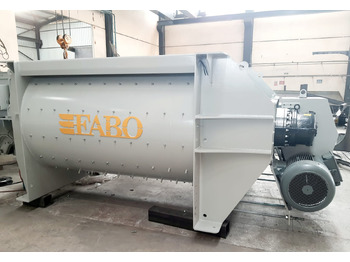 New Concrete mixer FABO twin shaft mixer: picture 2