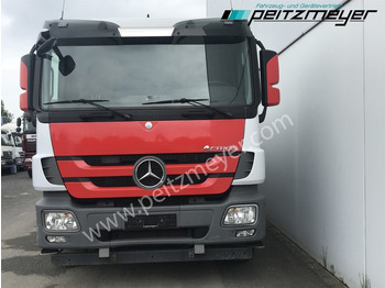 Dropside/ Flatbed truck, Crane truck MERCEDES-BENZ Actros 2536 LL Pritsche HMF Heckkran m. Zange Baustoff: picture 5