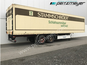 Closed box semi-trailer