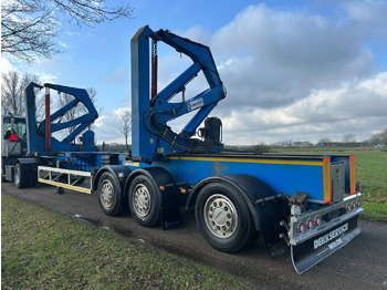 Container transporter/ Swap body semi-trailer Hammar Sideloader 160 E / 20ft - 2 x 20 ft - 40 - Containers / 33 tons lifting c: picture 2
