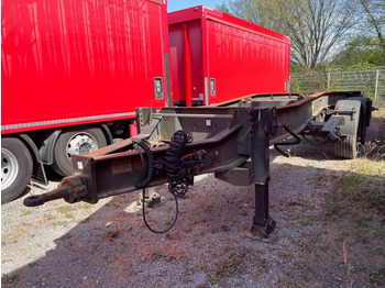Roll-off/ Skip trailer Hüffermann Tandemanhänger HTS 1877 Containeranhänger: picture 3