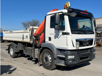 New Tipper, Crane truck MAN TG-M 18.340 4x2  2-Achs Kipper Kran Palf. PK 130: picture 2