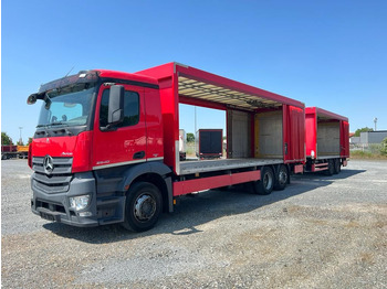 Curtainsider truck Mercedes-Benz Antos 2540 L 6x2 Pritsche LBW Coca Cola, 8,2m Ge: picture 5