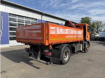 Tipper, Crane truck MAN TGM 18.340 4x2 Euro 6 Kipper Kran PK8501K: picture 3