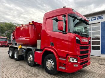 Tipper Scania R450 B 8x4 HZ Asphaltmulde Kipper MEILLER: picture 1